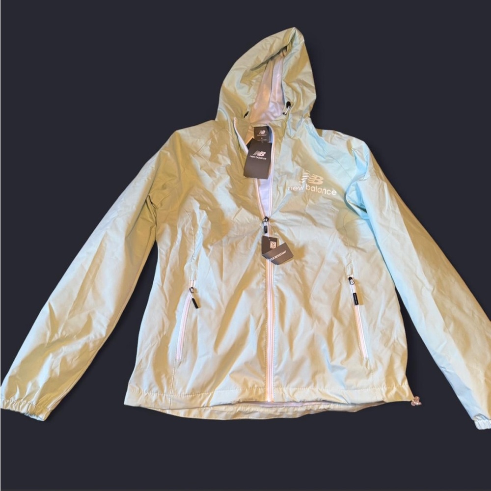 New Balance mint green Hooded Jacket
